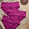 Cotton High Coverage Mid Waist Hipster Panty with Ultra Soft Waistband (TW-63) (Wine)