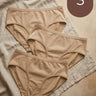 Cotton High Coverage Mid Waist Hipster Panty with Ultra Soft Waistband (TW-63)(Fawn)