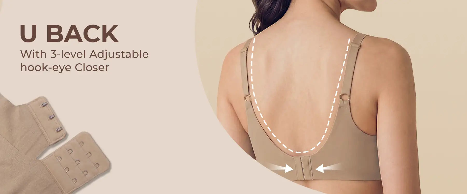 Cotton Padded Full Coverage Bonded Bra (SB-938-Fawn) - Banner 7