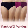 Tweens Cotton Classic Antimicrobial Hipster Panty Soft, Breathable & Stain-Resistant Everyday Comfort (Pack of 3)