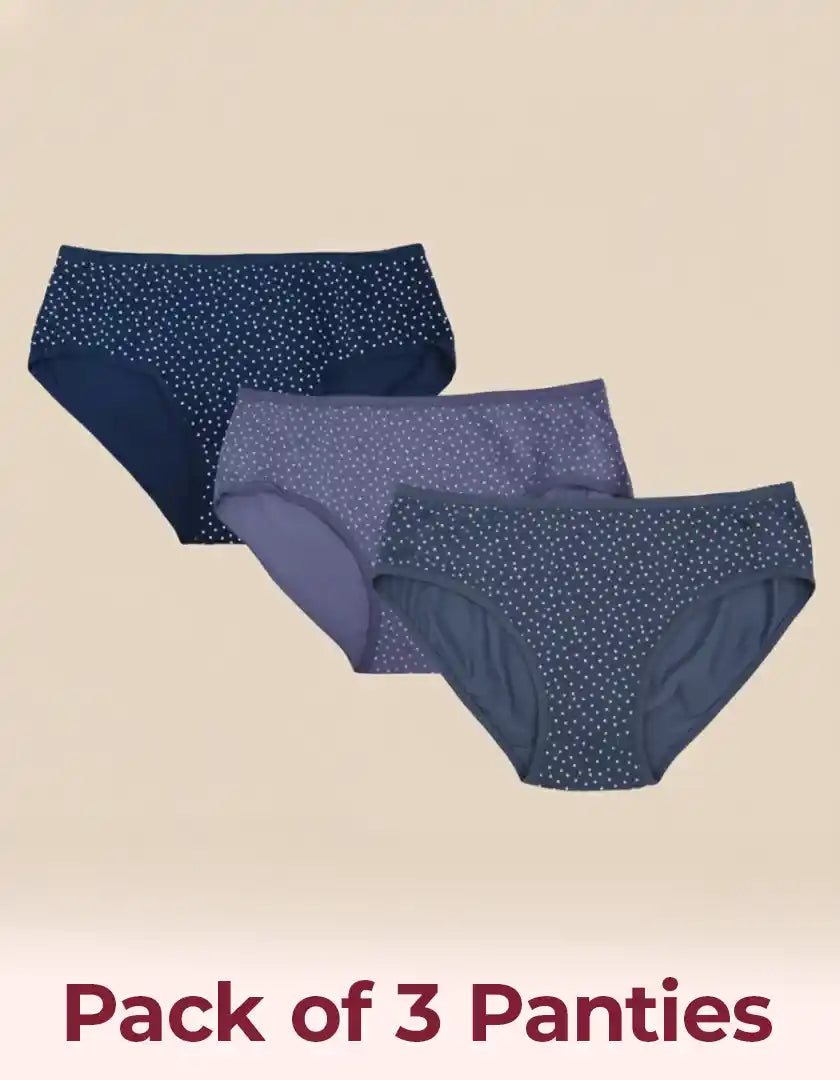 Tweens Cotton Mid Waist Briefs for Women | Soft, Breathable & Everyday Comfort