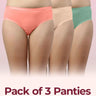 Tweens Cotton Classic Antimicrobial Hipster Panty Soft, Breathable & Stain-Resistant Everyday Comfort (Pack of 3)